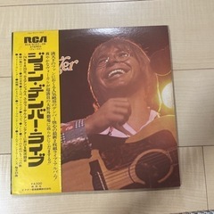 ジョン・デンバー・ライブ (2枚組)LPレコード