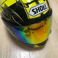 shoei ヘルメット　黄色