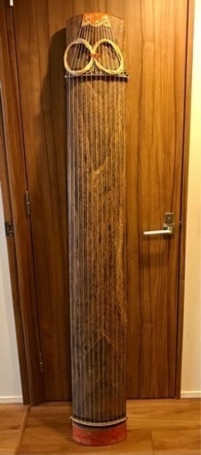 お箏　13弦　琴柱付き　琴　中古　白象印