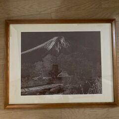 額　富士山　（伊勢型紙）