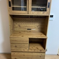 【値下げ！】使用期間半年！！システムキッチンボード　美品　木目