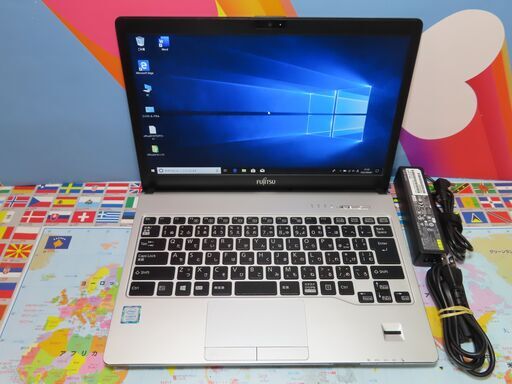 JC0815 富士通 LIFEBOOK S938/V 第8世代 FHD DVDマルチ 美品 office2019