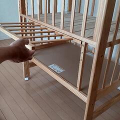 【ytzm様契約済】ミニベビーベッド(搾乳機+除菌じょーず含む)  カトージ ハイタイプ 