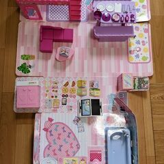 中古品　リカちゃんハウスチャイムでピンポーン♪　ひろびろゆったりさん