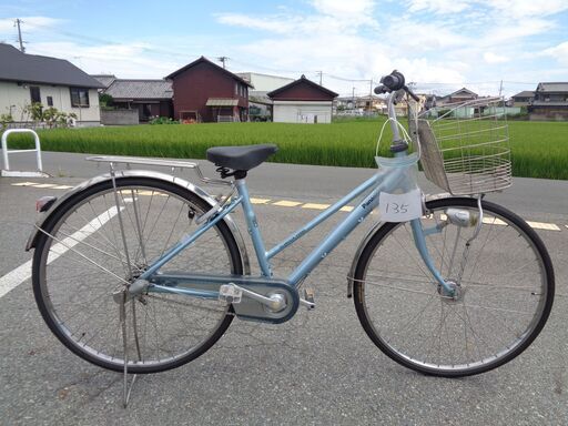 Panasonic Nero 27インチ 3速 軽快車 水色 (135)