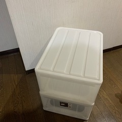 【取引中】ニトリ　カラーボックス　ホワイト2個