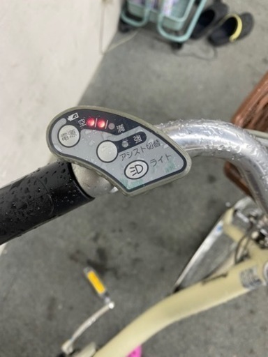 パナソニック電動アシスト自転車 8Ah バッテリー長押し4点灯