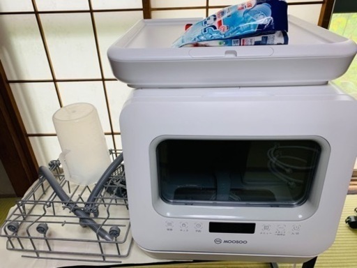 【交渉中】moosoo食器洗浄機　美品です