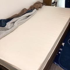無印良品 ベッド 足付きマットレス+マットレス  シングルベット