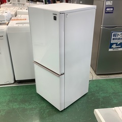 安心の1年保証付！！ SHARP 2ドア冷蔵庫 SJ-GD14E-W 2019年製