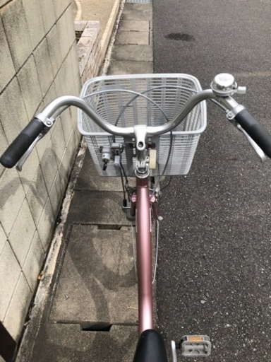 ブリヂストン カリシア ピンク☆ 中古自転車 【22インチ
