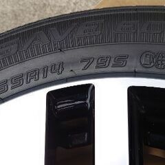 新品 165/65R14タイヤ＆14×5Jアルミホイール