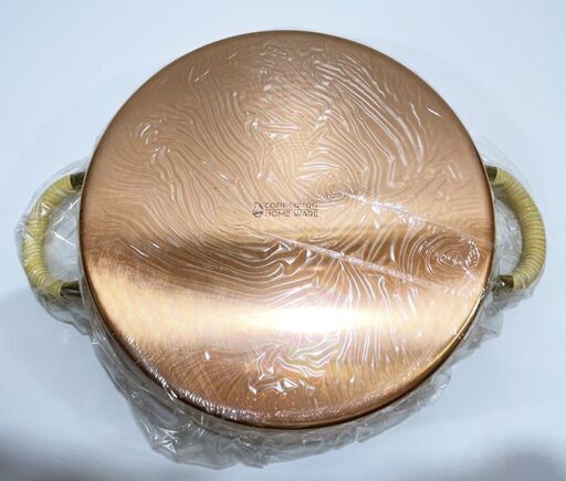 新品未使用】すきやき鍋 22cm COPPER 100 HOME WARE 銅製 新光