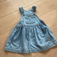 GAP  デニムサロペット　スカート　80 女の子