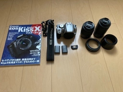 ⭐️Canon デジタル一眼レフカメラ EOS kiss digital X レンズ２本セット その他付属品複数あり おまけ付き⭐️ 8550円