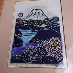 成田泰明  手彩色木版