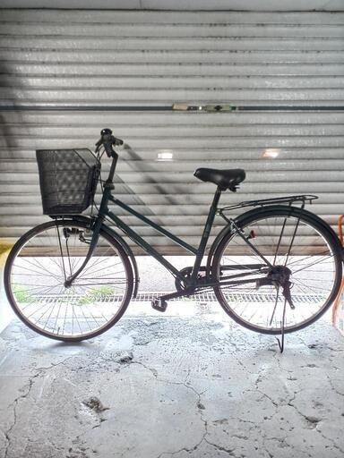 自転車中古　National　MY WAY　内装3段変速　くるピタ(ハンドルロック)搭載　カゴリアキャリア付き　鍵新品　タイヤ26インチ 自転車中古 National MY WAY 内装3段変速 くるピタ(ハンドルロック