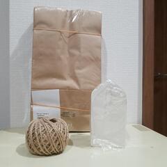 ラッピングセット 紙袋 タグ 麻紐