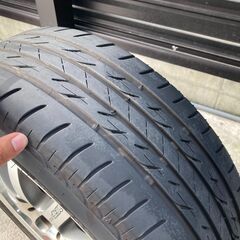 MUGEN　NR　無限アルミホイール　15インチ　4H　PCD100　タイヤ付　195/55R15