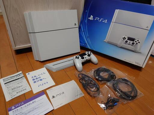 PS4 プレイステーション4 本体 CUH-1100A  ホワイト(中古)