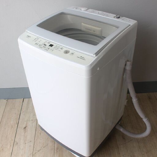 【神奈川pay可】T333) AQUA 洗濯8kg 2019年製 縦型 全自動洗濯機 アクア AQW-GV80G 上開き 洗濯 掃除 家電