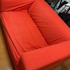 IKEA 2.5人用ソファ タダでお譲りします(衣替え用シートと...