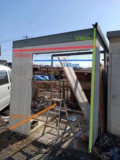 鍵付き日本製イナバ物置