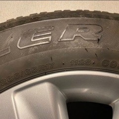 2017ハイラックスz  純正タイヤ