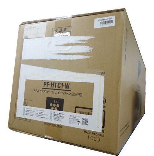 新品未開封 シャープ プラズマクラスタースリムイオンファン PF-HTC1-W