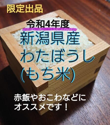 新米 わたぼうし(もち米) 30㎏