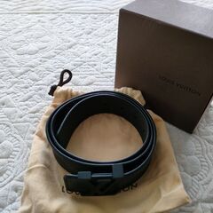 ルイヴィトン ダミエグラフィット サンチュール LVイニシャル メンズ未使用