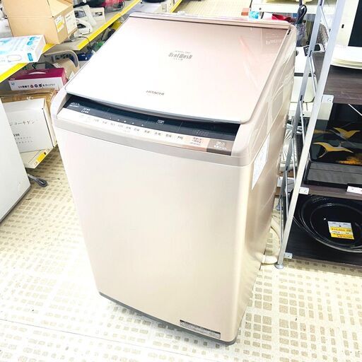 【半額】日立/HITACHI 洗濯機 BW-D10WV 2016年製 10キロ ビートウォッシュ