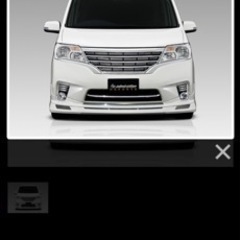 セレナ c26 アドミレイションハイウェイスター用フロントグリル ブラック×クローム