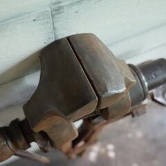 希少　 縦万力　バイス　アンビル　鍛冶　板金　アンティーク　レトロ