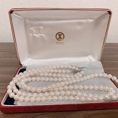 【ネット決済・配送可】SOGO 真珠 ネックレス！2個！