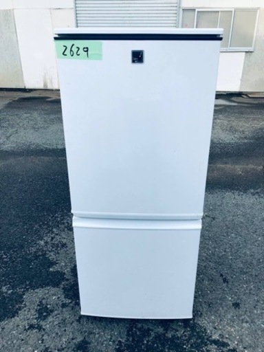 2629番 SHARP✨ノンフロン冷凍冷蔵庫✨SJ-14E1-KB‼️