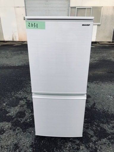 ✨2020年製✨2631番 SHARP✨ノンフロン冷凍冷蔵庫✨SJ-D14F-W‼️ www ...