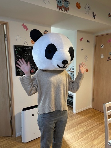 着ぐるみ パンダ 白 イベント・パーティに ぱんだ panda きぐるみ 事務