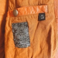 Brogden 1959 オレンジライダースレザージャケット
