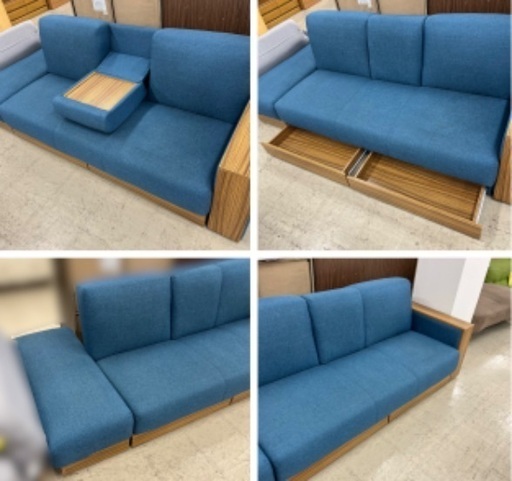 J1583 DORIS ドリス Natura ナトゥーラ 3wayソファ 3人掛けソファ 2人