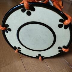 小鼓 本革 年代物