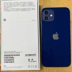 【SIMフリー】iPhone12 128GB Blue 青 動作確認のみ