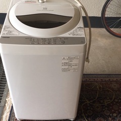 東芝2018年製５kg縦型洗濯機