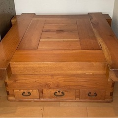 欅の火鉢　囲炉裏　無垢