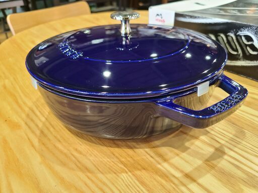 愛品館市原店】staub ストウブ ブレイザー ソテーパン グランブルー