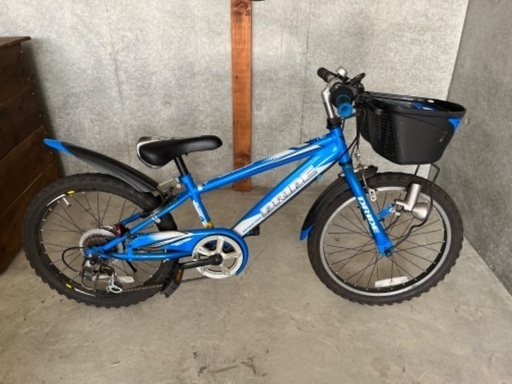 20インチ　子供用自転車　青