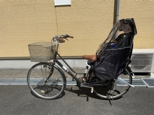 チャイルドシート付き自転車　商談中