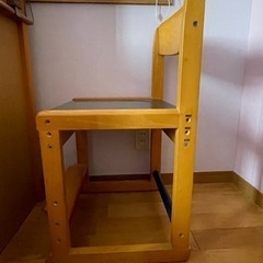 【値引き可！】ミキハウス 学習机 椅子付き- 中古
