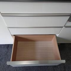 ★【パモウナ】キッチンカウンター キッチン収納[幅約150cm]💳自社配送時🌟代引き可💳※現金、クレジット、スマホ決済対応※