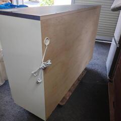 ★【パモウナ】キッチンカウンター キッチン収納[幅約150cm]💳自社配送時🌟代引き可💳※現金、クレジット、スマホ決済対応※